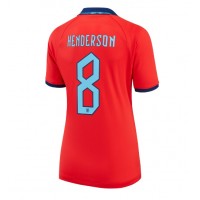 Anglicko Jordan Henderson #8 Vonkajší Ženy futbalový dres MS 2022 Krátky Rukáv